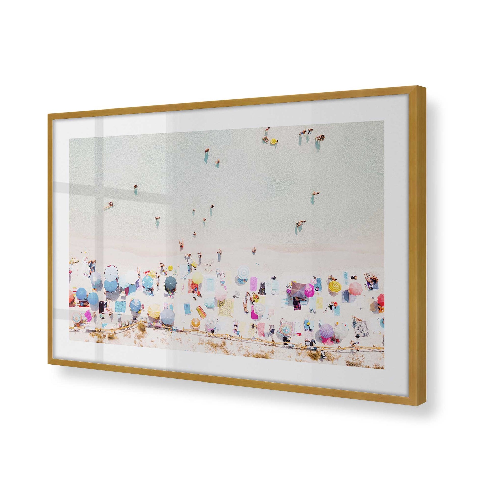 [Color:Polished Gold], Picture of art in a Polished Gold frame of the corner