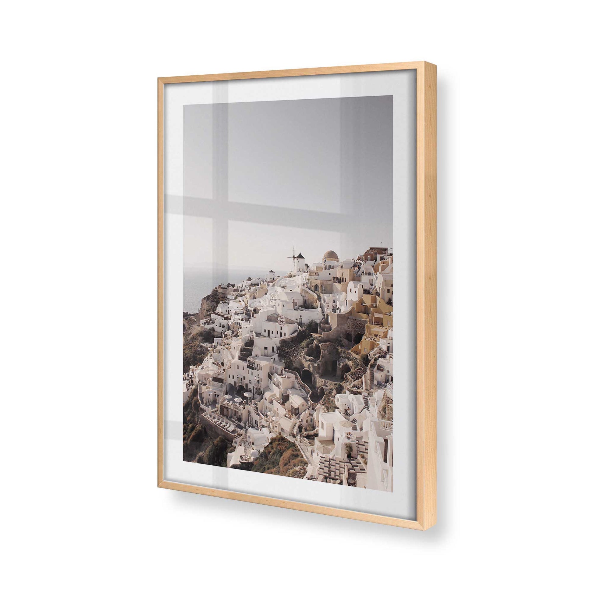 [Color:Raw Maple], Picture of art in a Raw Maple frame of the corner