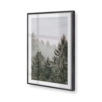 [Color:Weathered Zinc], Picture of art in a Weathered Zinc frame of the corner