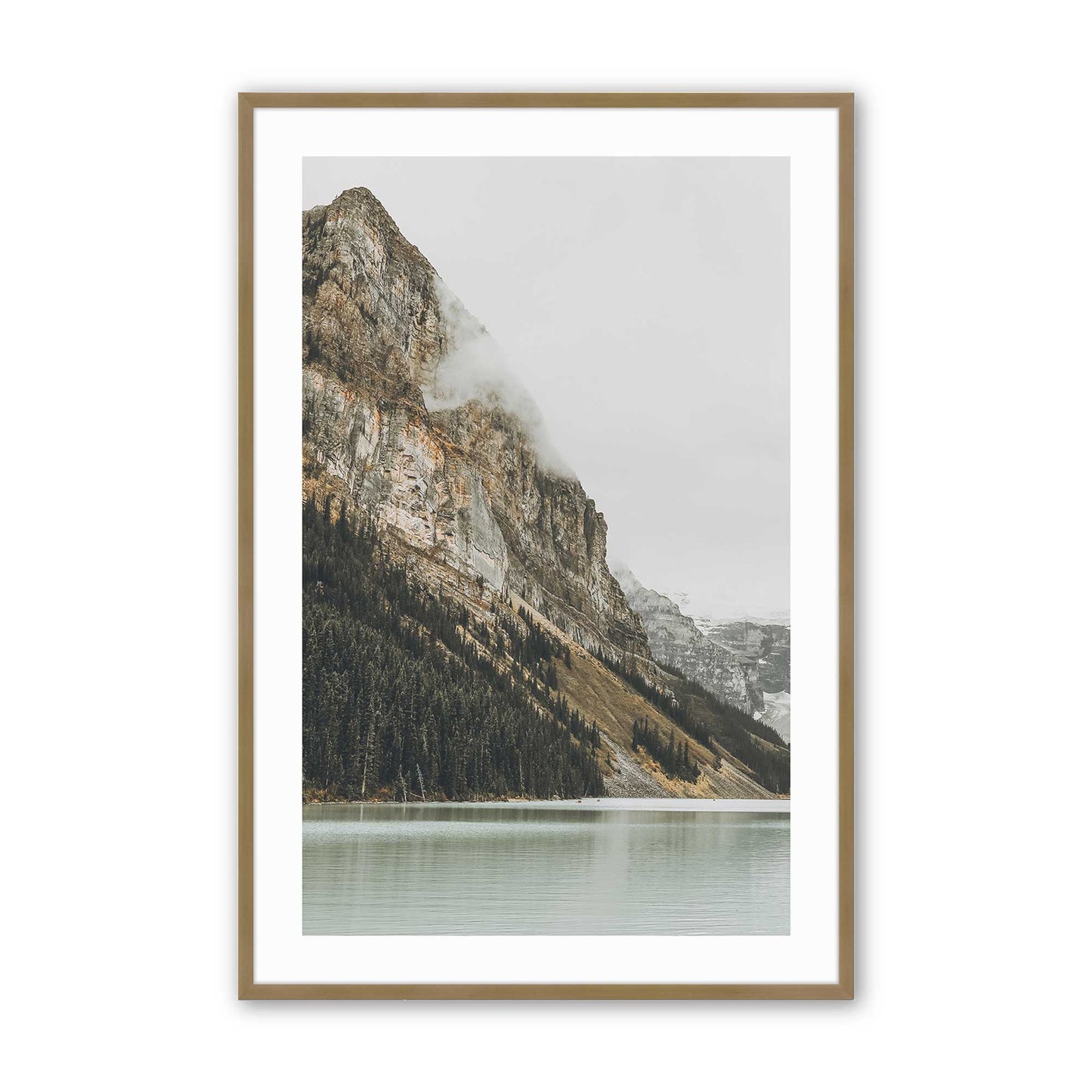 [Color:Brushed Gold], Picture of art in a Brushed Gold frame