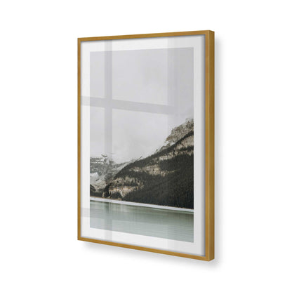 [Color:Polished Gold], Picture of art in a Polished Gold frame of the corner