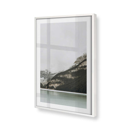 [Color:Opaque White], Picture of art in a Opaque White frame of the corner
