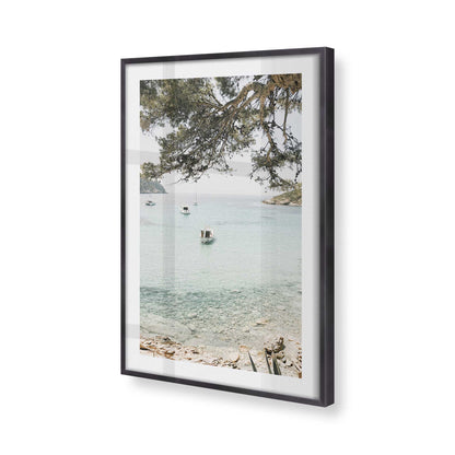 [Color:Weathered Zinc], Picture of art in a Weathered Zinc frame of the corner