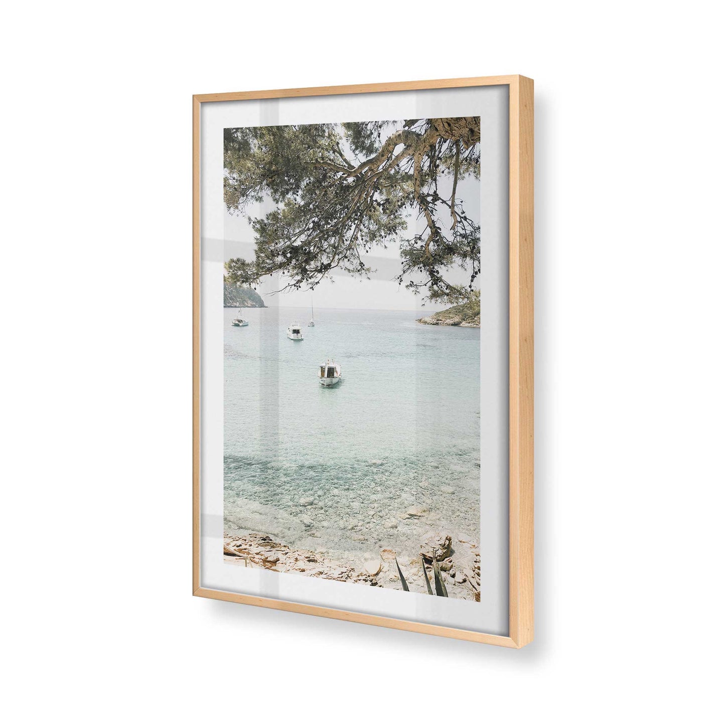 [Color:Raw Maple], Picture of art in a Raw Maple frame of the corner