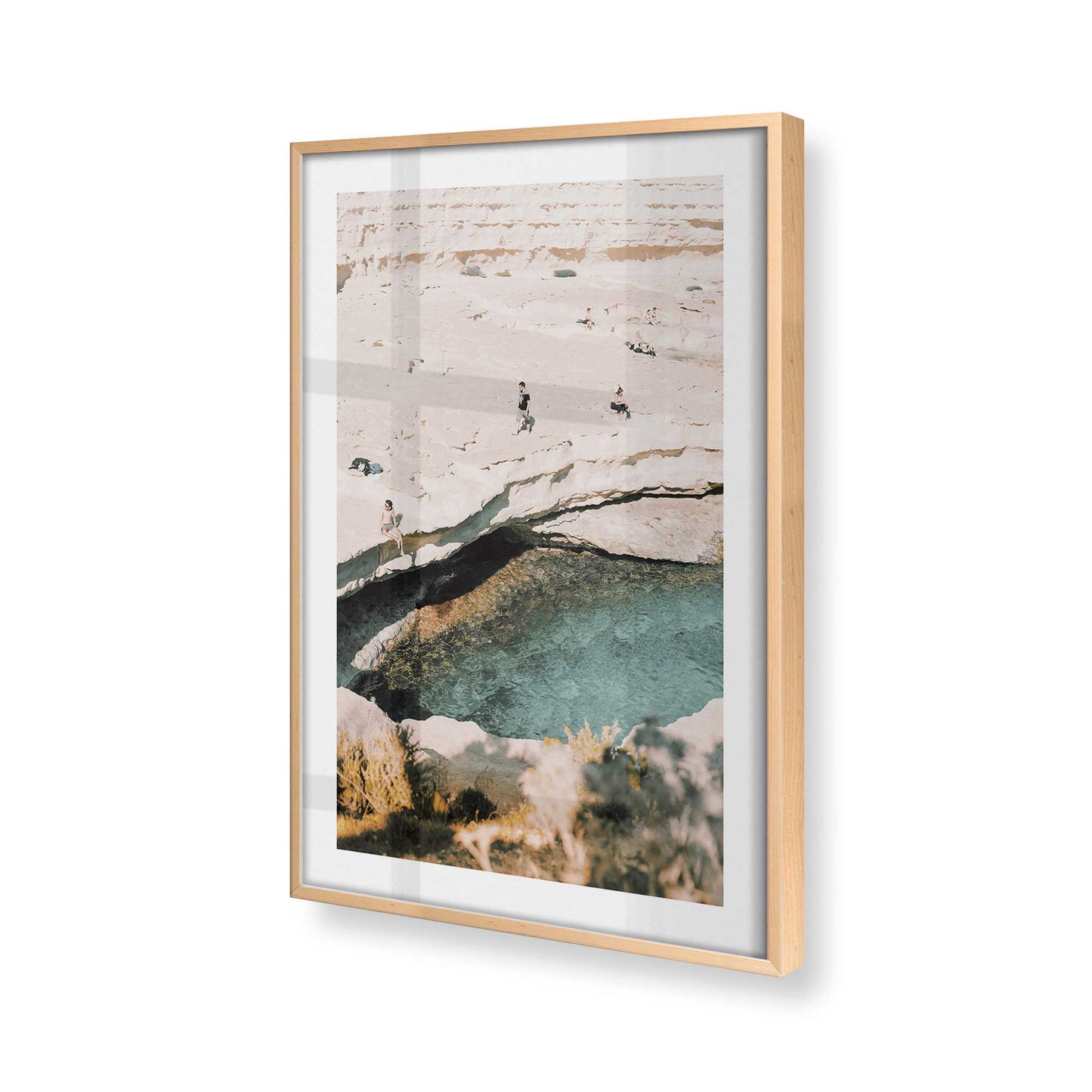 [Color:Raw Maple], Picture of art in a Raw Maple frame of the corner