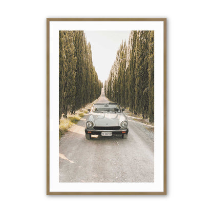 [Color:Brushed Gold], Picture of art in a Brushed Gold frame