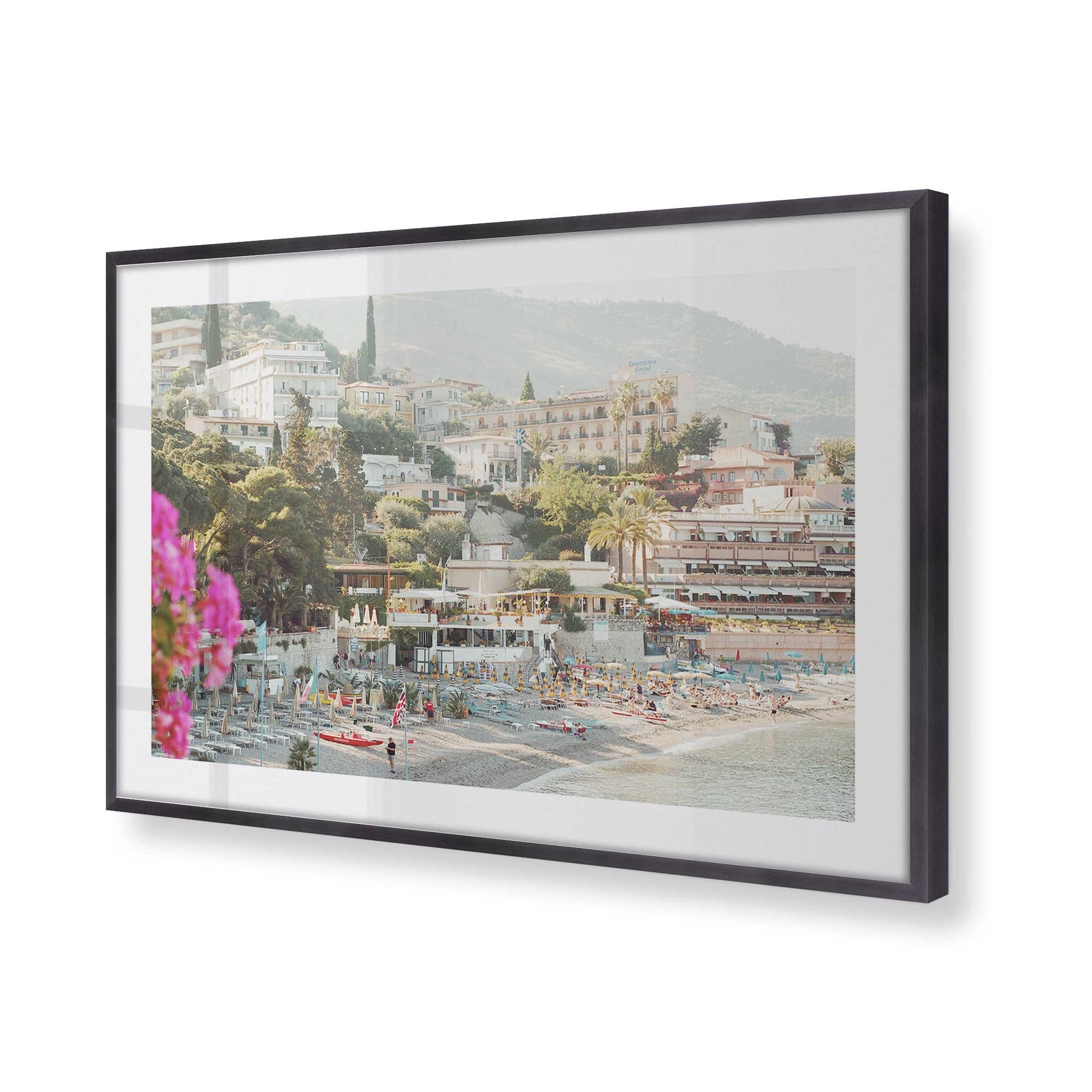 [Color:Weathered Zinc], Picture of art in a Weathered Zinc frame of the corner