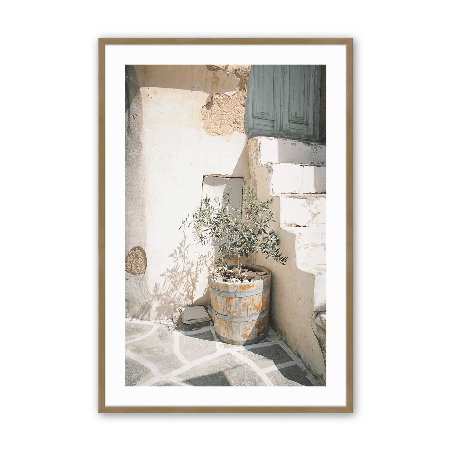 [Color:Brushed Gold], Picture of art in a Brushed Gold frame