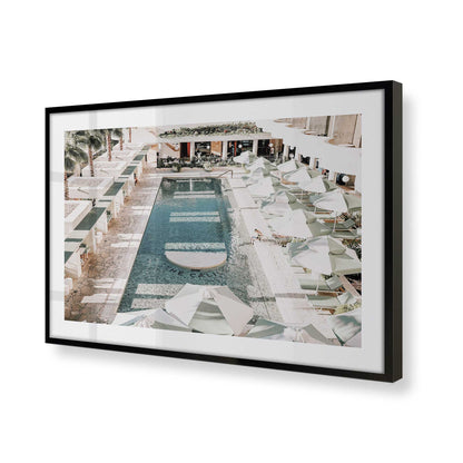 [Color:Satin Black], Picture of art in a Satin Black frame of the corner