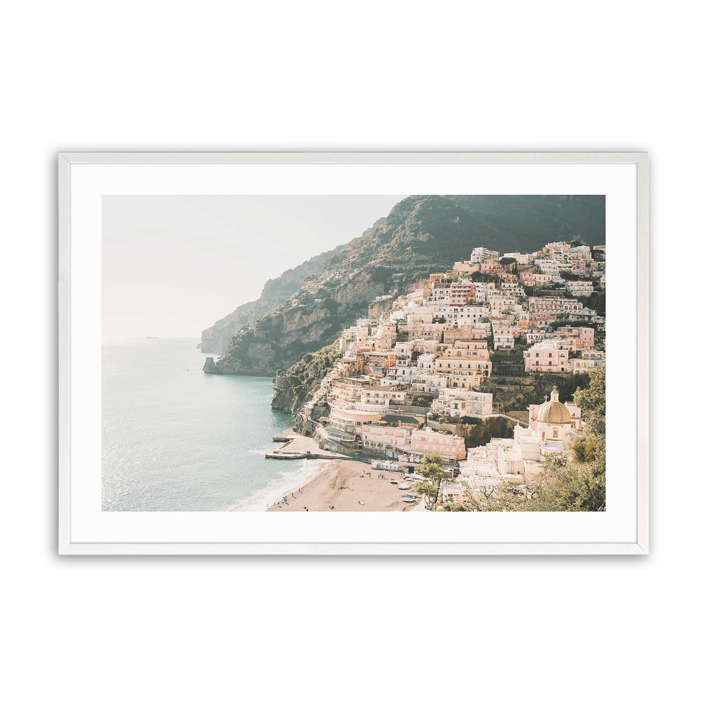 [Color:Opaque White], Picture of art in a Opaque White frame