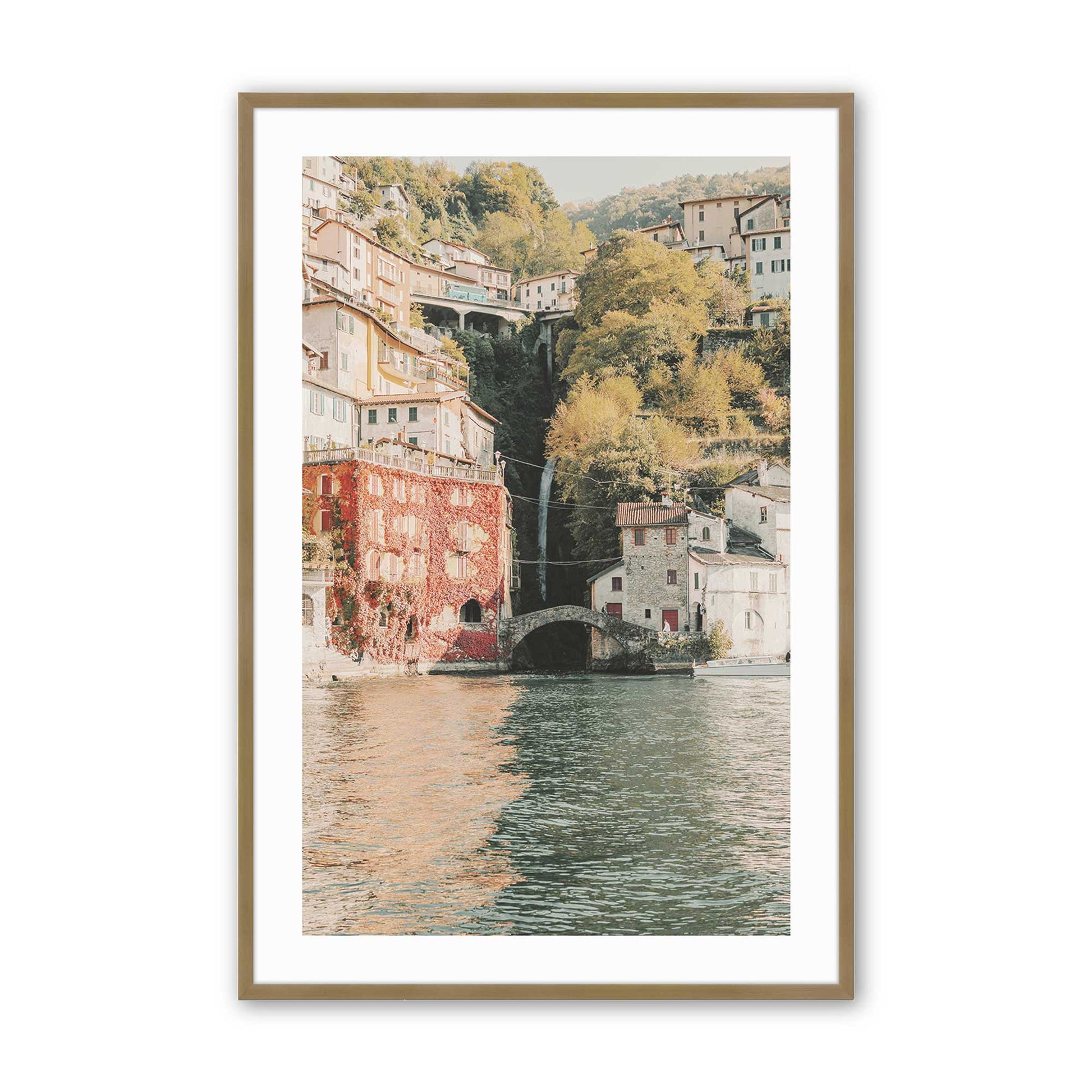 [Color:Brushed Gold], Picture of art in a Brushed Gold frame