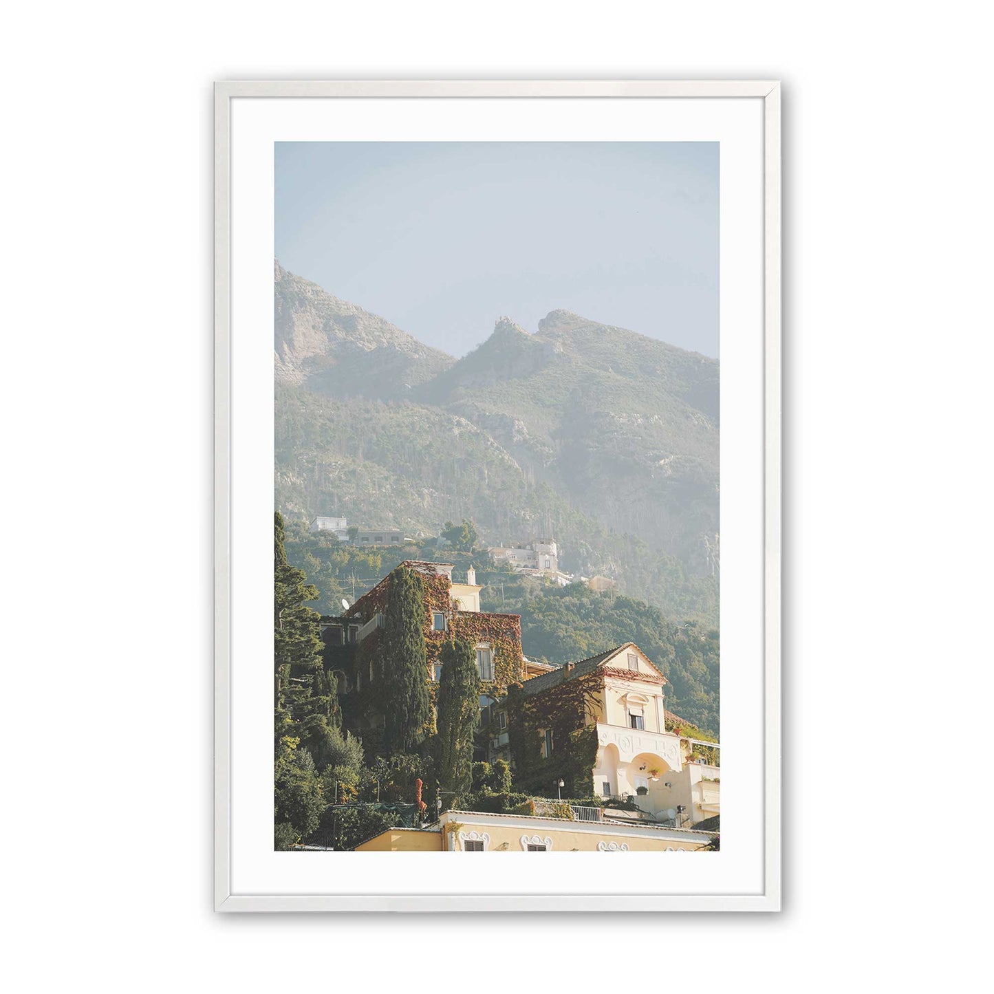 [Color:Opaque White], Picture of art in a Opaque White frame