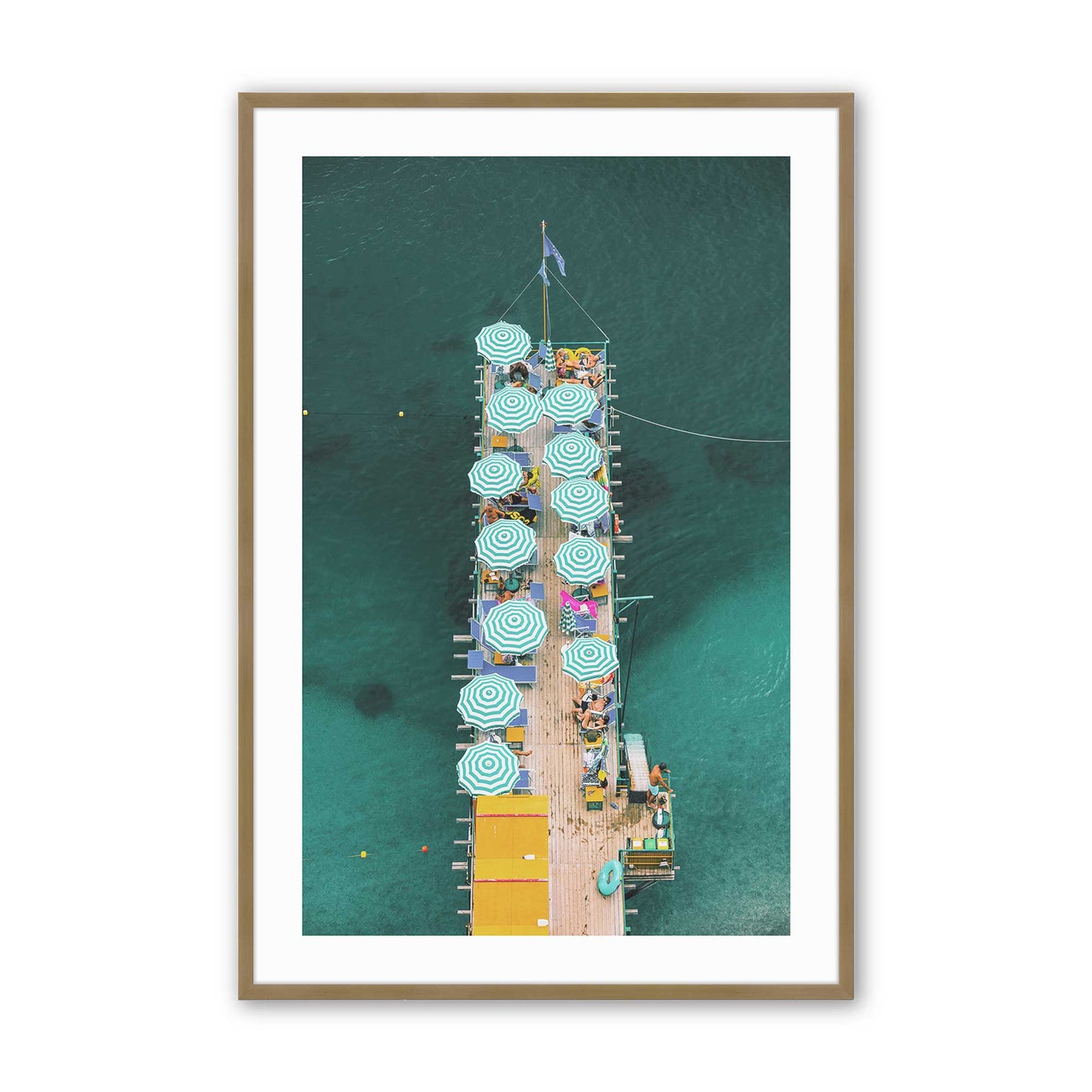 [Color:Brushed Gold], Picture of art in a Brushed Gold frame