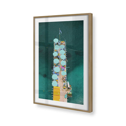 [Color:Brushed Gold], Picture of art in a Brushed Gold frame of the corner