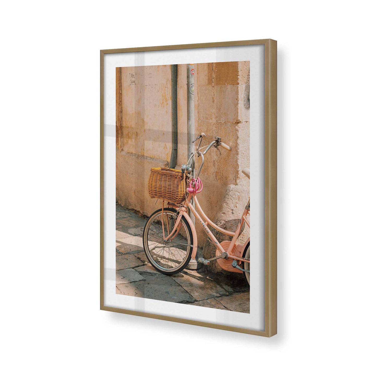 [Color:Brushed Gold], Picture of art in a Brushed Gold frame of the corner