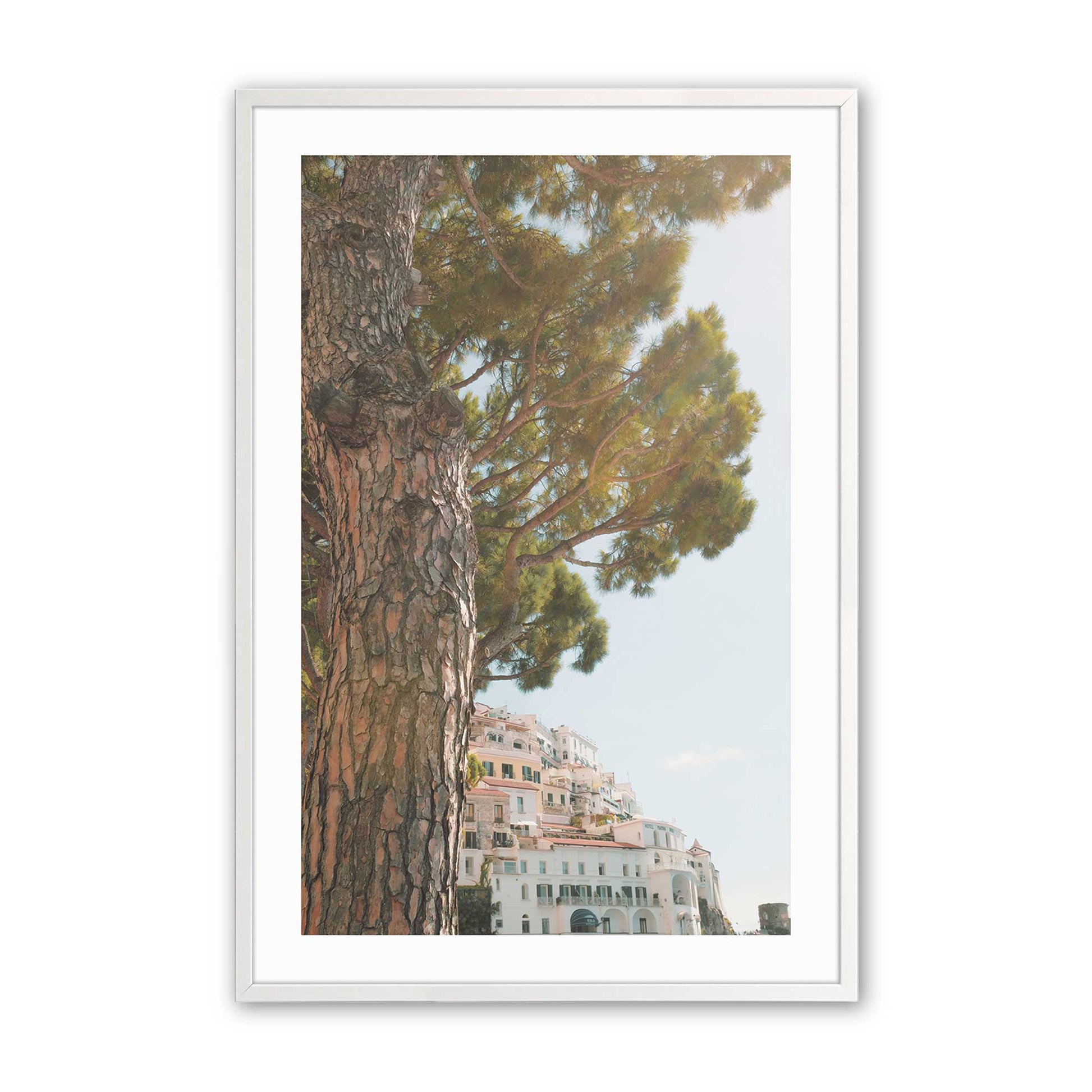 [Color:Opaque White], Picture of art in a Opaque White frame