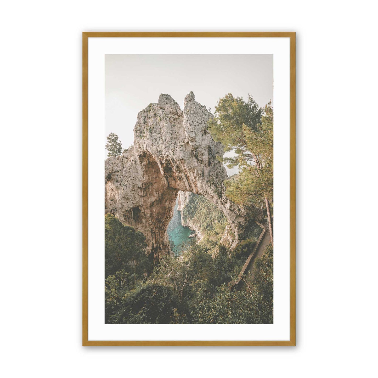 [Color:Polished Gold], Picture of art in a Polished Gold frame