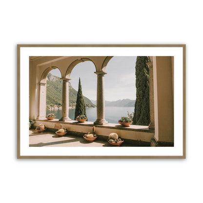 [Color:Brushed Gold], Picture of art in a Brushed Gold frame