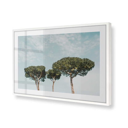 [Color:Opaque White], Picture of art in a Opaque White frame of the corner