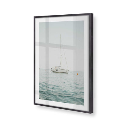[Color:Weathered Zinc], Picture of art in a Weathered Zinc frame of the corner