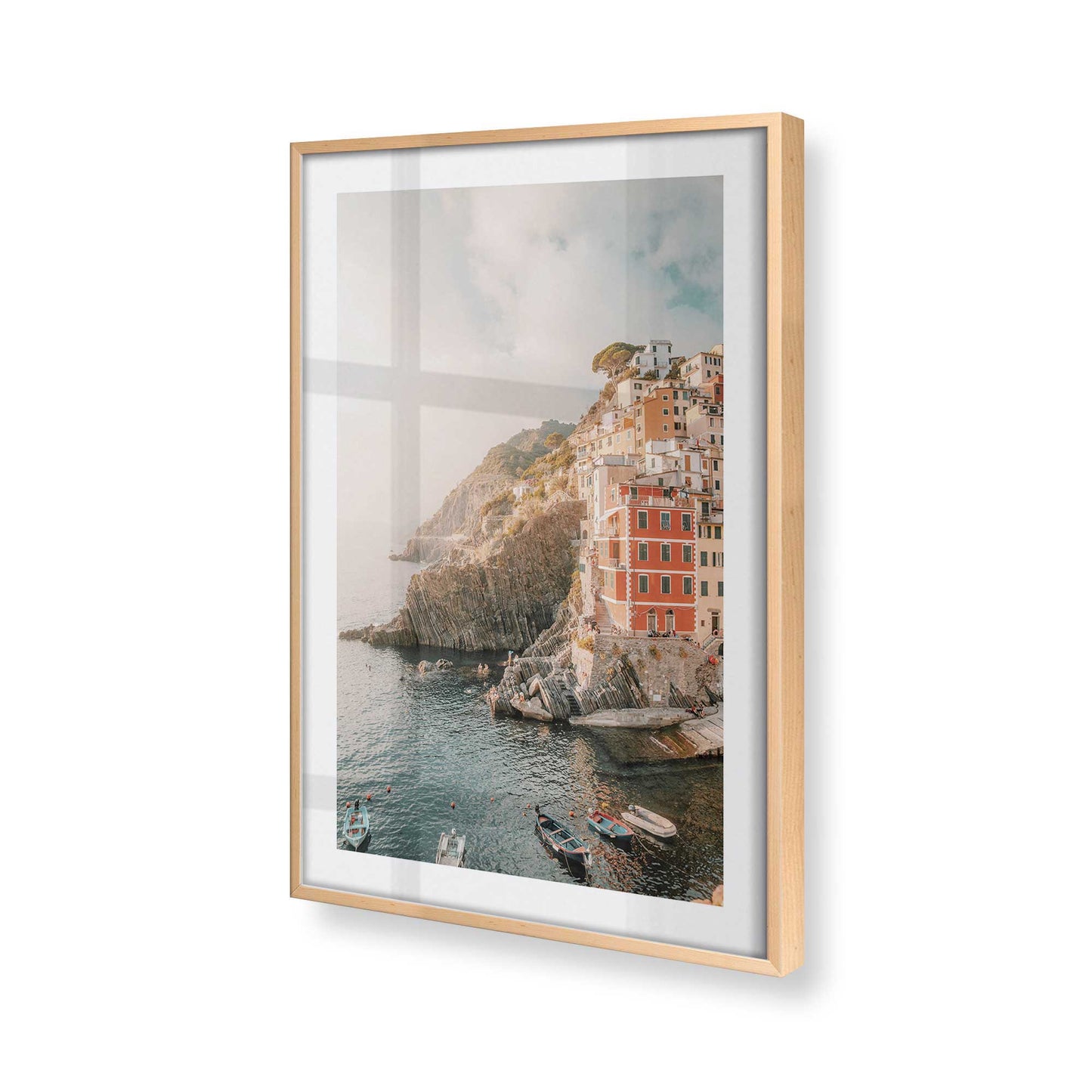 [Color:Raw Maple], Picture of art in a Raw Maple frame of the corner