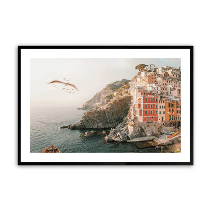 [Color:Satin Black], Picture of art in a Satin Black frame