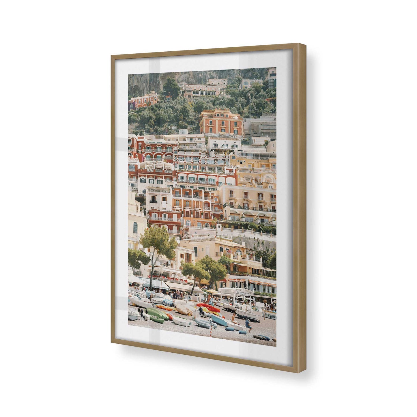 [Color:Brushed Gold], Picture of art in a Brushed Gold frame of the corner