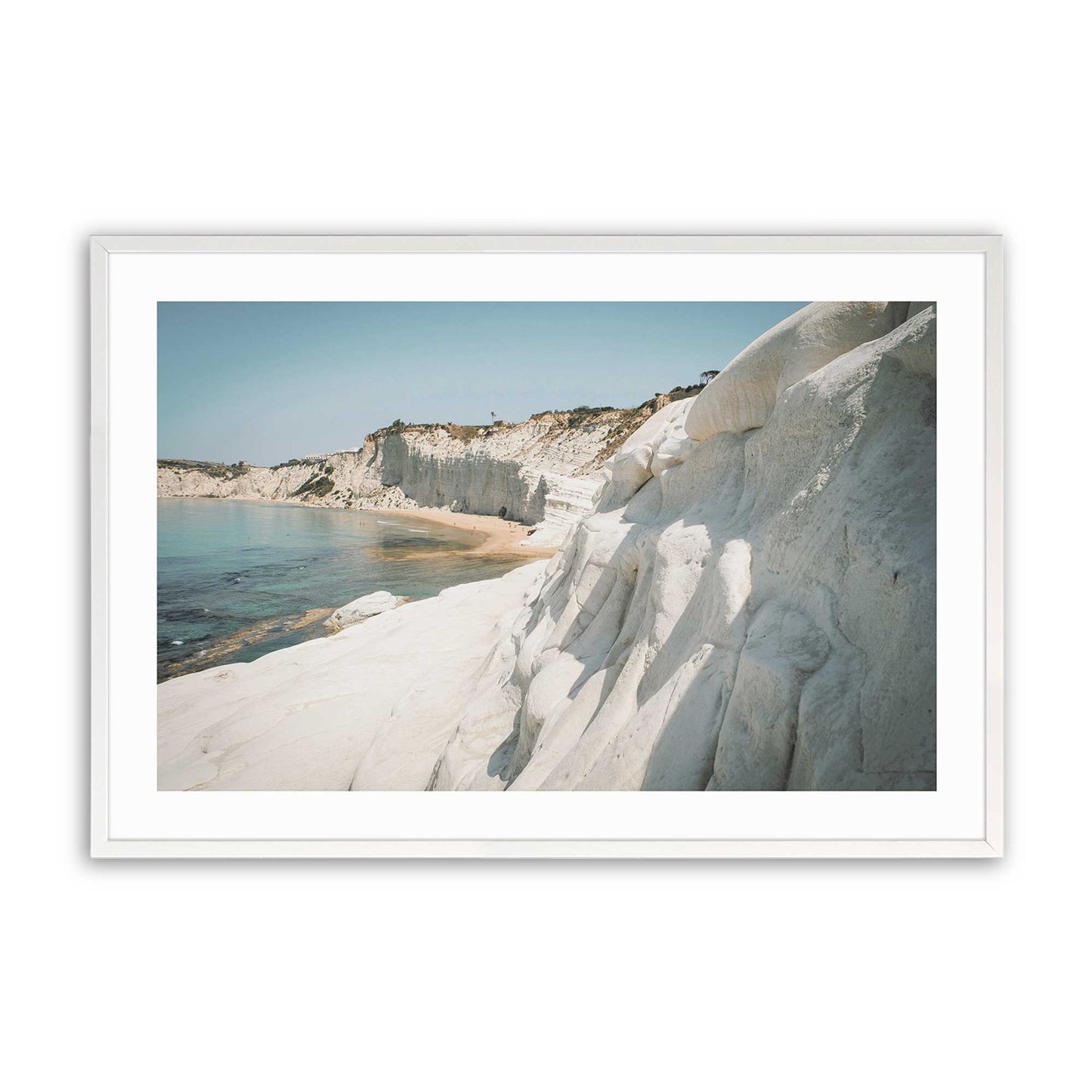 [Color:Opaque White], Picture of art in a Opaque White frame