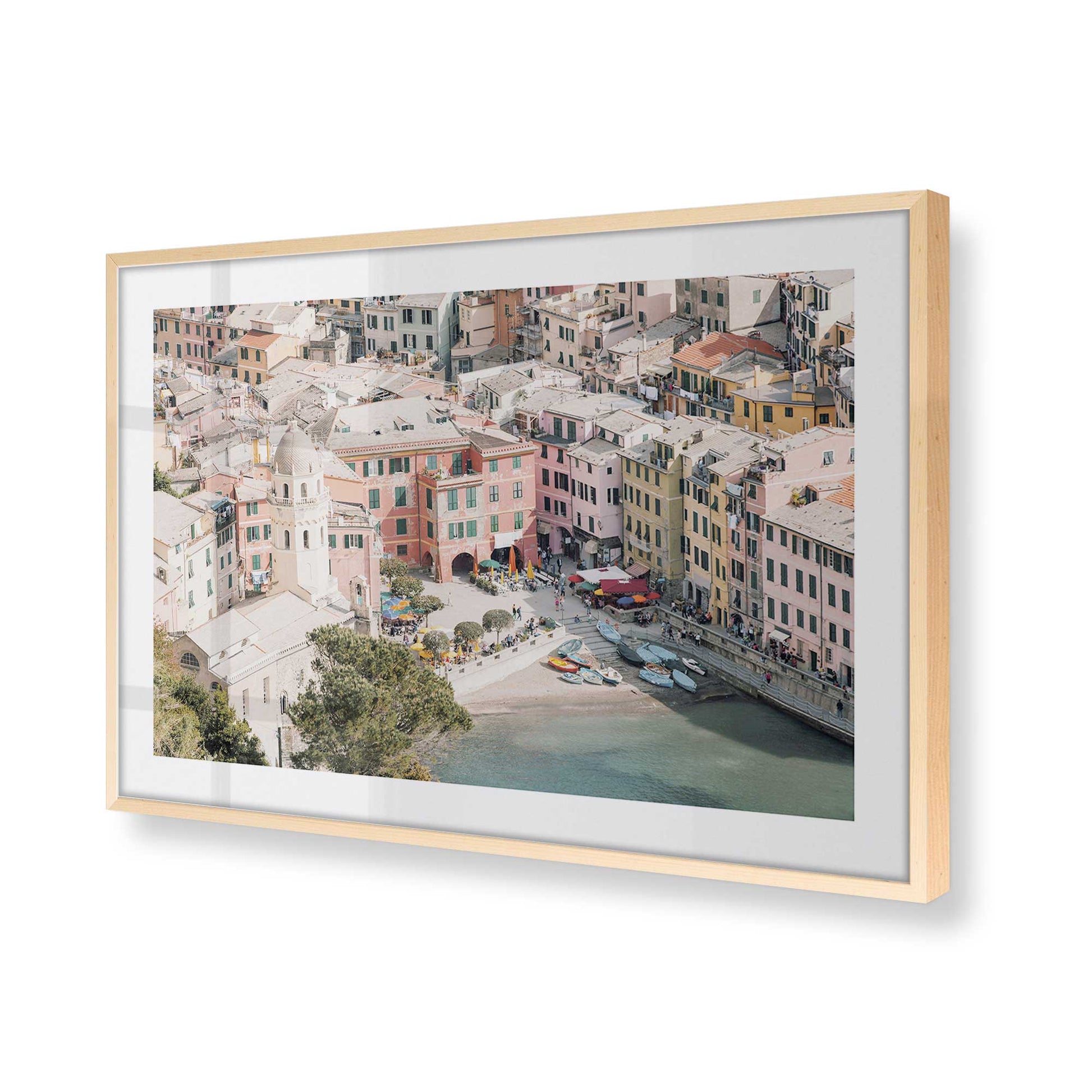 [Color:Raw Maple], Picture of art in a Raw Maple frame of the corner