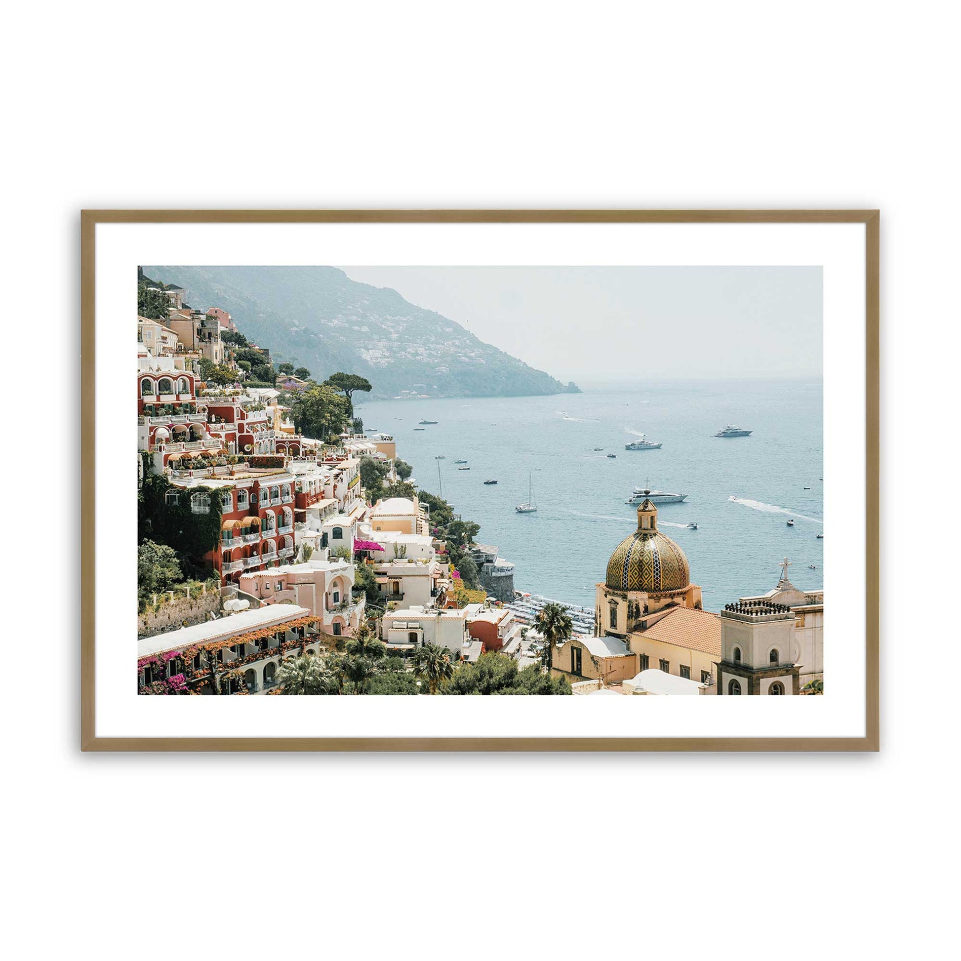 [Color:Brushed Gold], Picture of art in a Brushed Gold frame