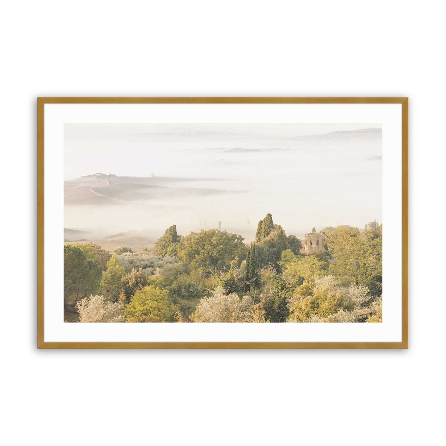 [Color:Polished Gold], Picture of art in a Polished Gold frame