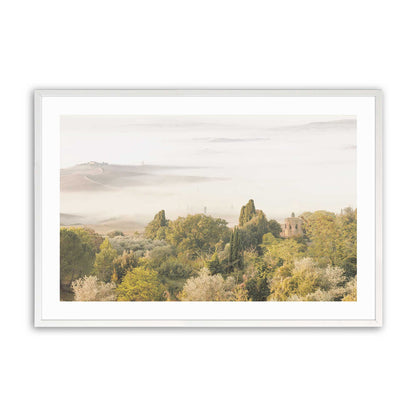 [Color:Opaque White], Picture of art in a Opaque White frame
