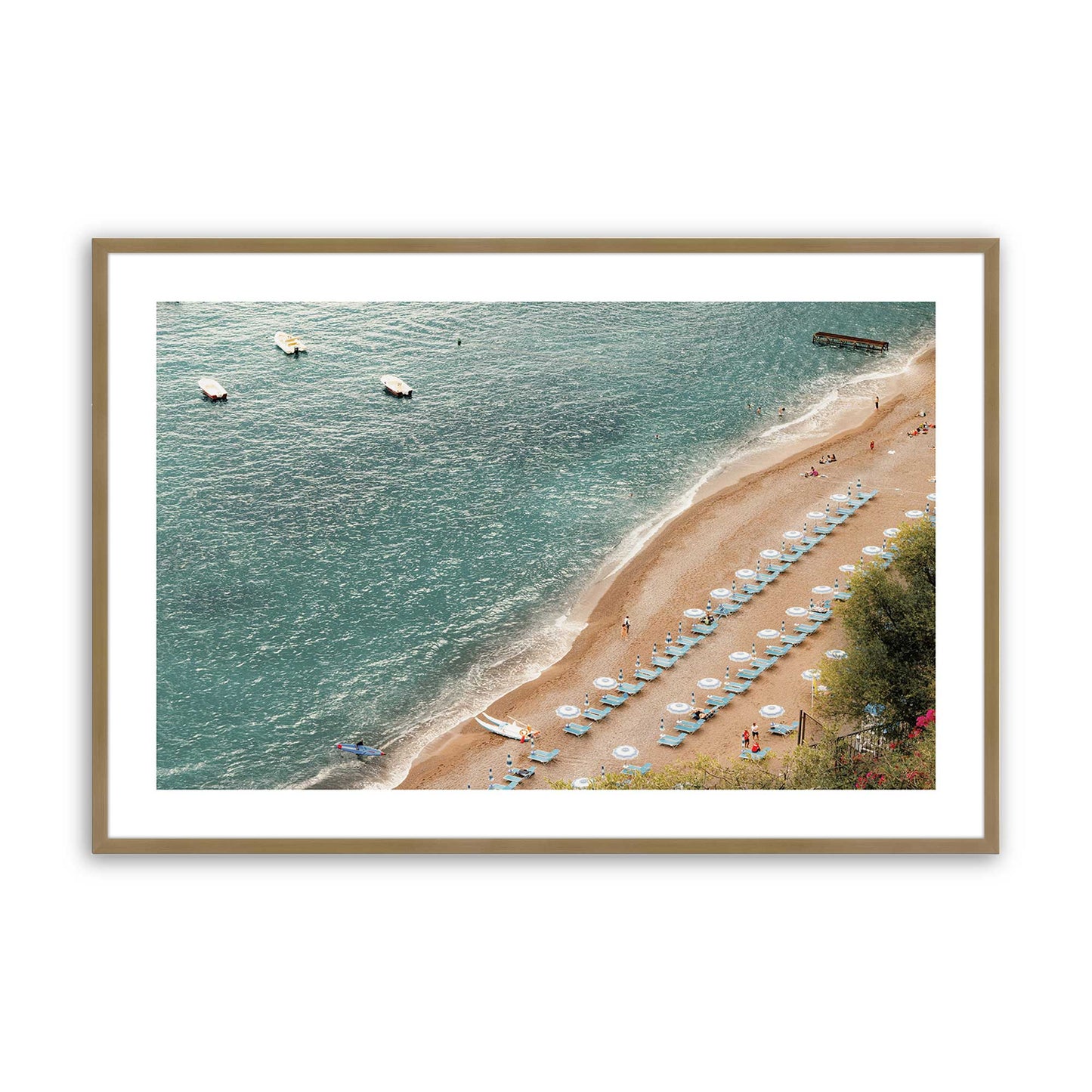[Color:Brushed Gold], Picture of art in a Brushed Gold frame