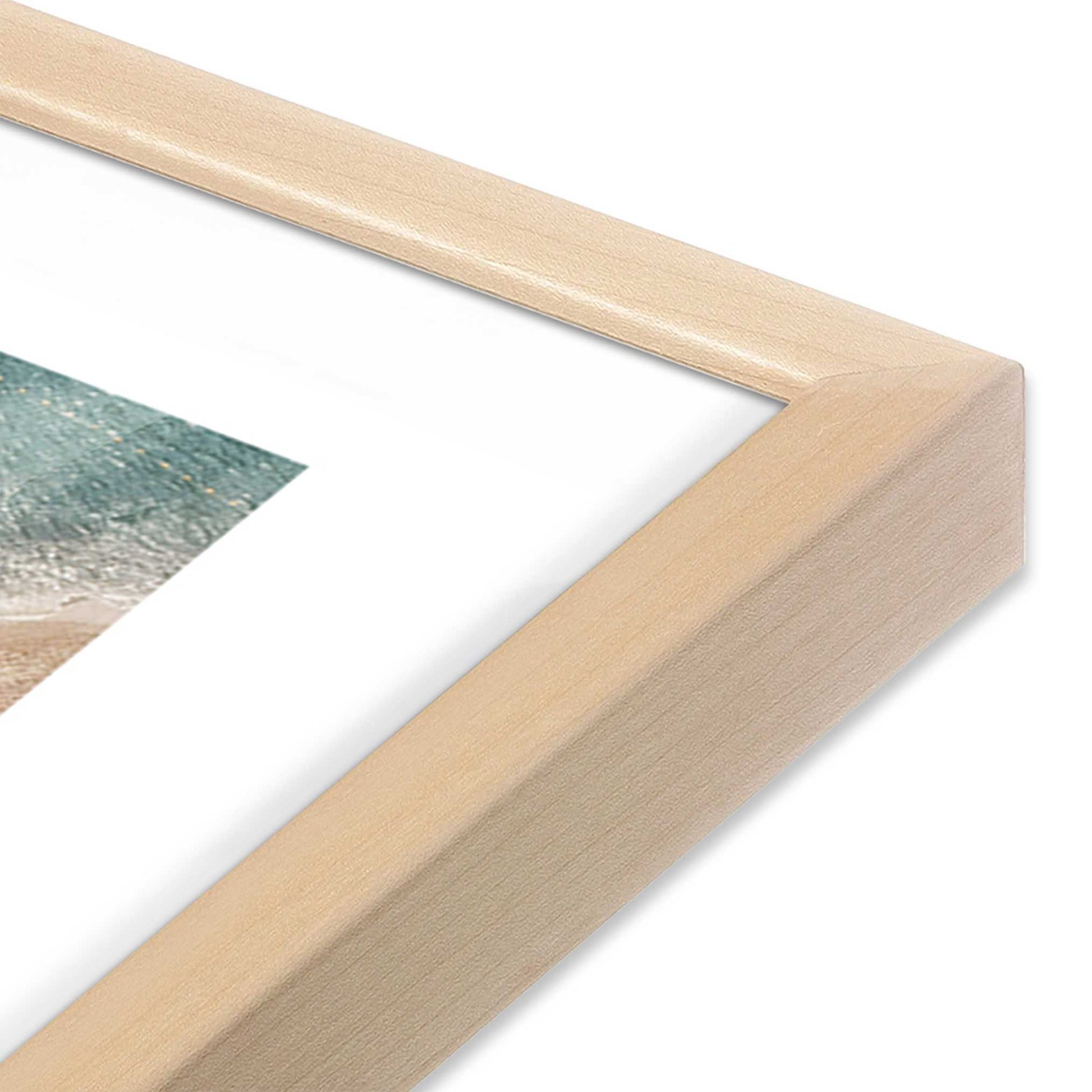 [Color:Raw Maple], Picture of art in a Raw Maple frame at an angle