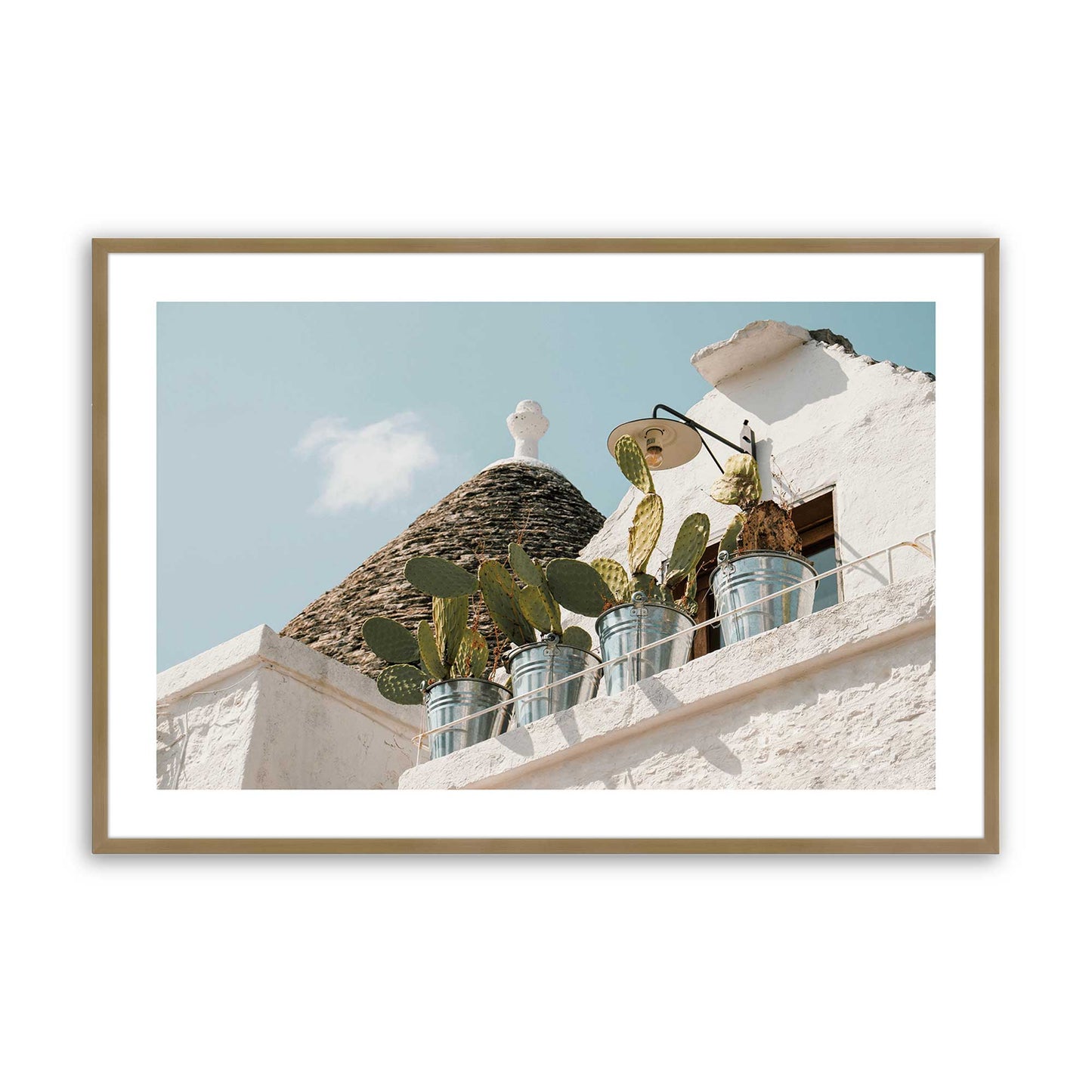 [Color:Brushed Gold], Picture of art in a Brushed Gold frame