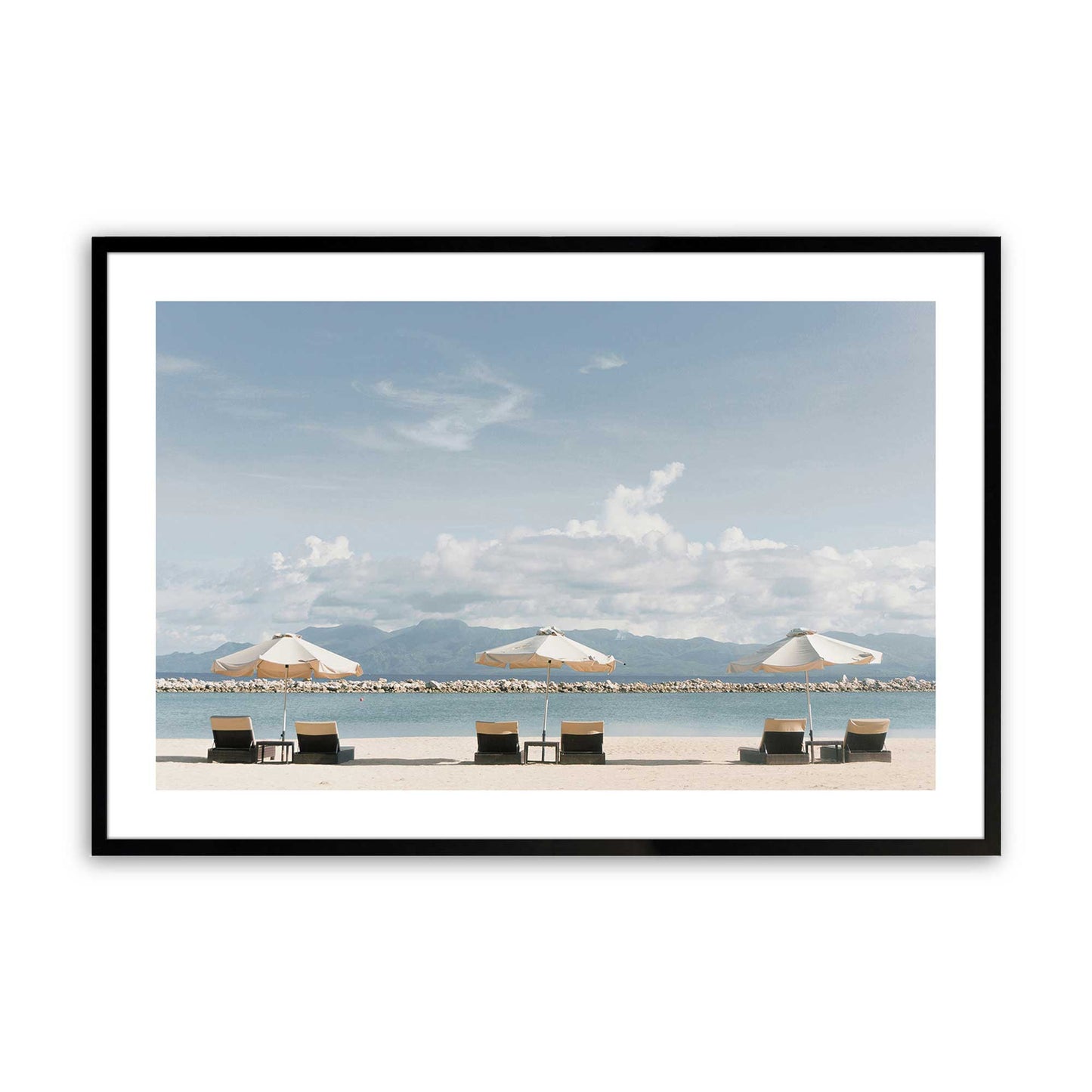 [Color:Satin Black], Picture of art in a Satin Black frame