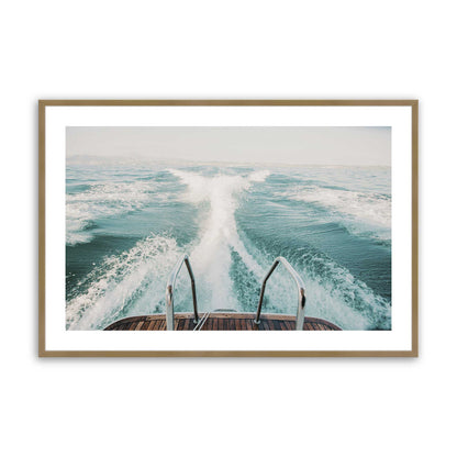 [Color:Brushed Gold], Picture of art in a Brushed Gold frame