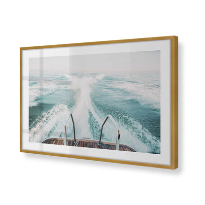 [Color:Polished Gold], Picture of art in a Polished Gold frame of the corner