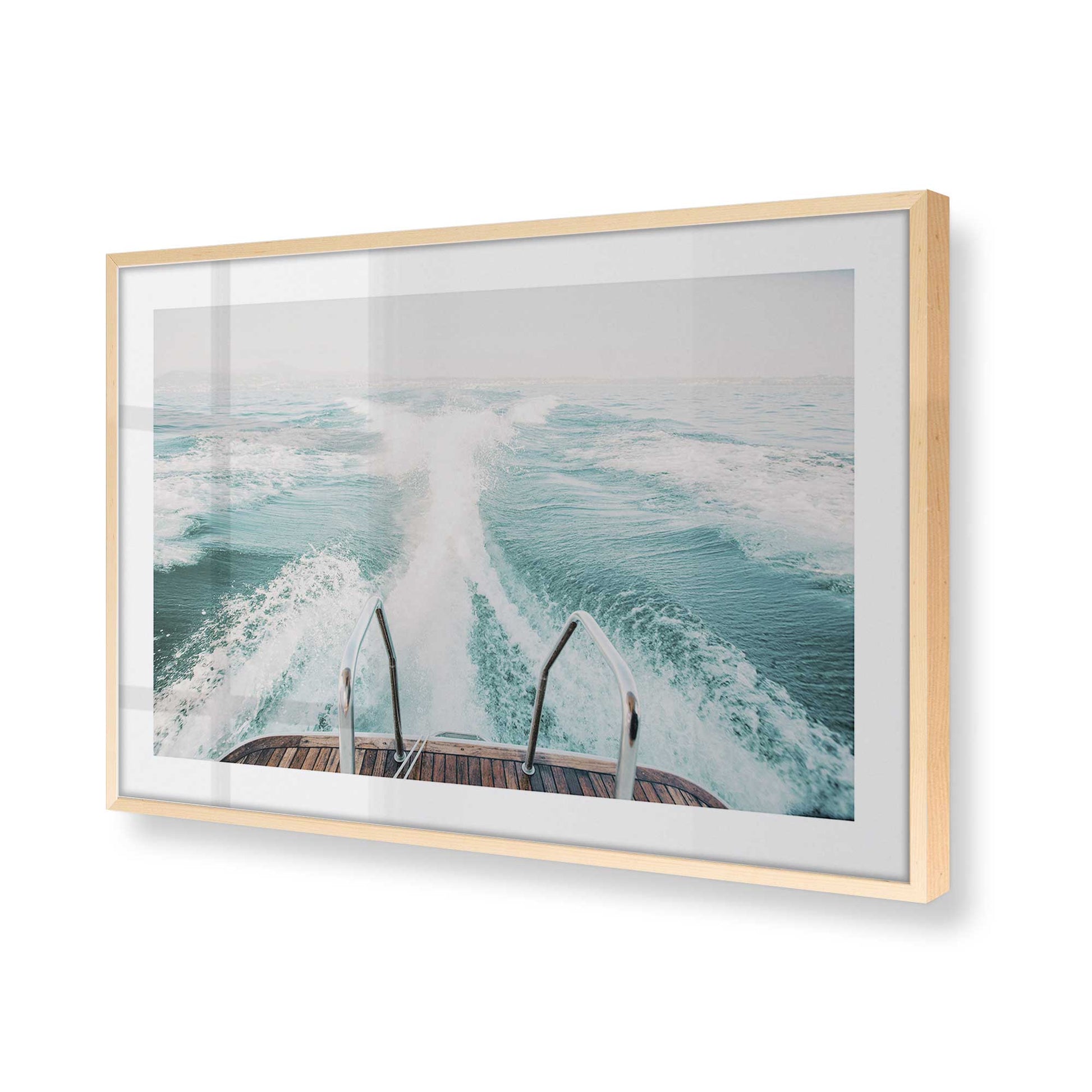 [Color:Raw Maple], Picture of art in a Raw Maple frame of the corner
