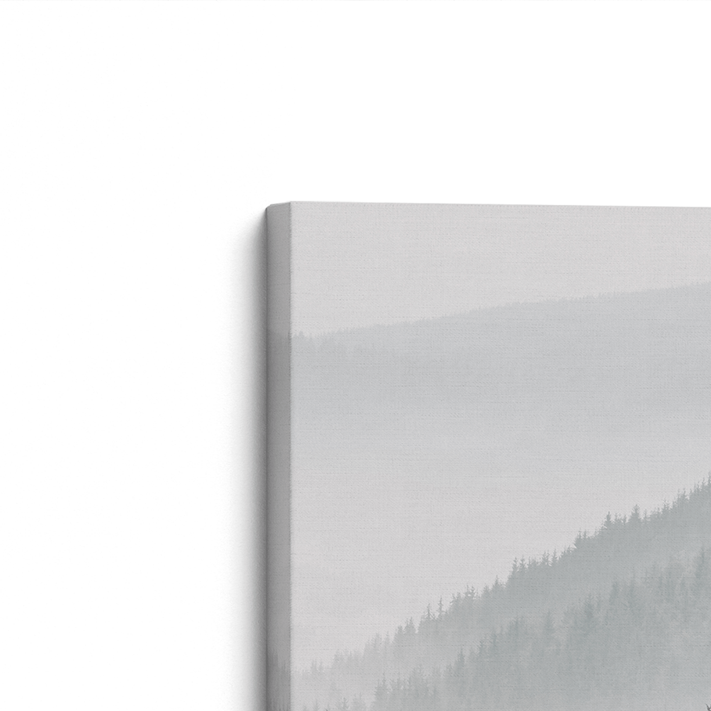 [Color:Stretched Canvas], Picture of art on an angle