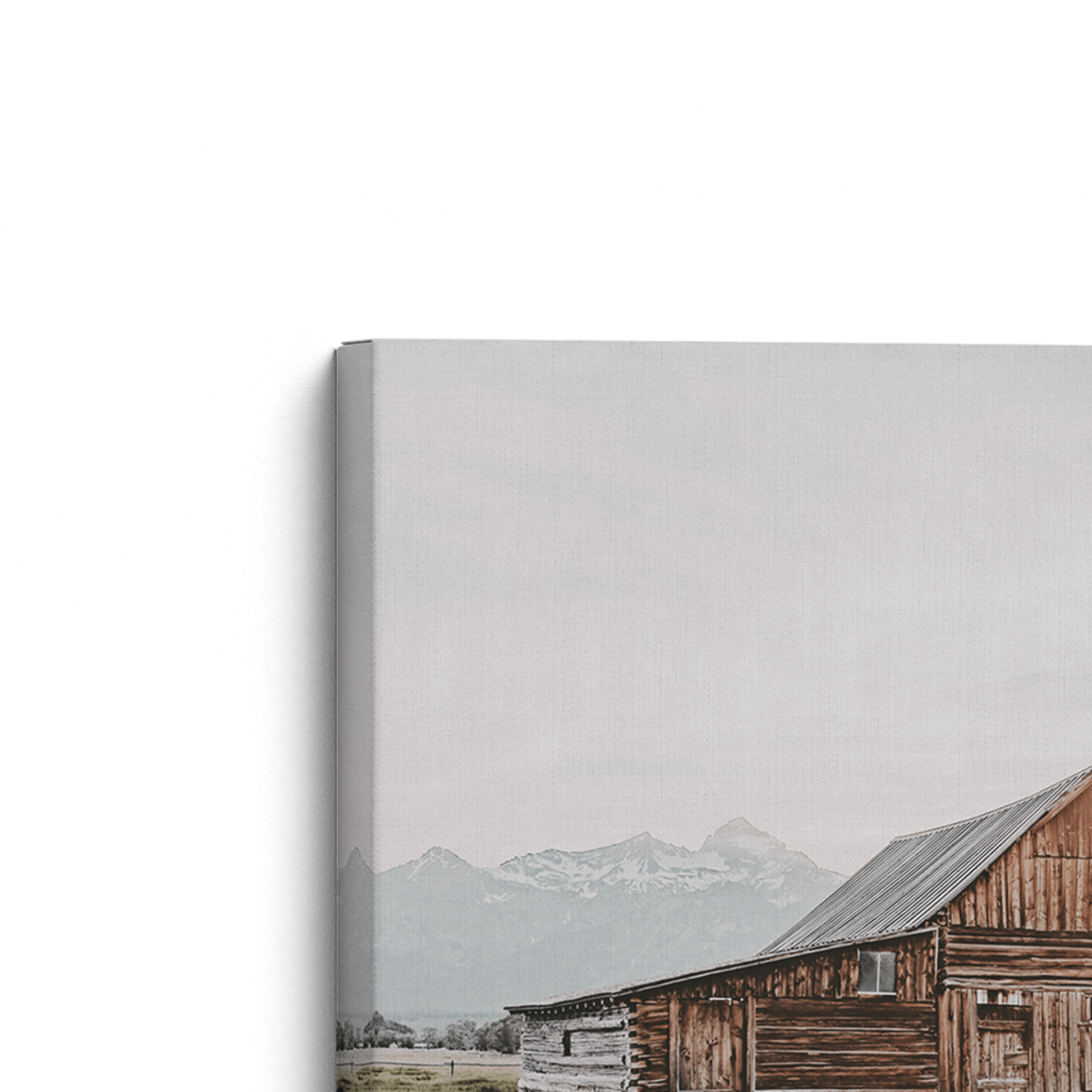 [Color:Stretched Canvas], Picture of art on an angle