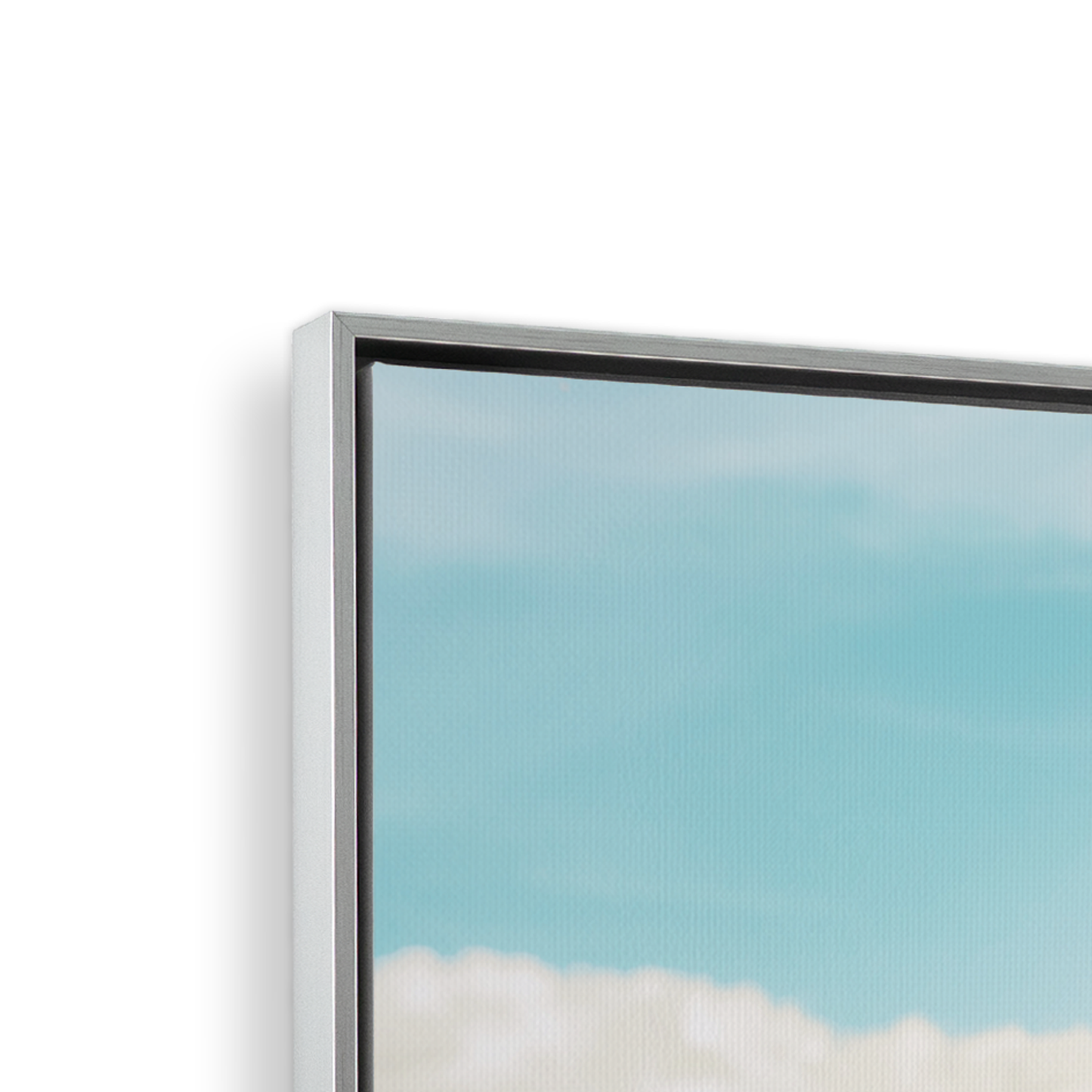 [color:Polished Chrome], Picture of the corner of the frame