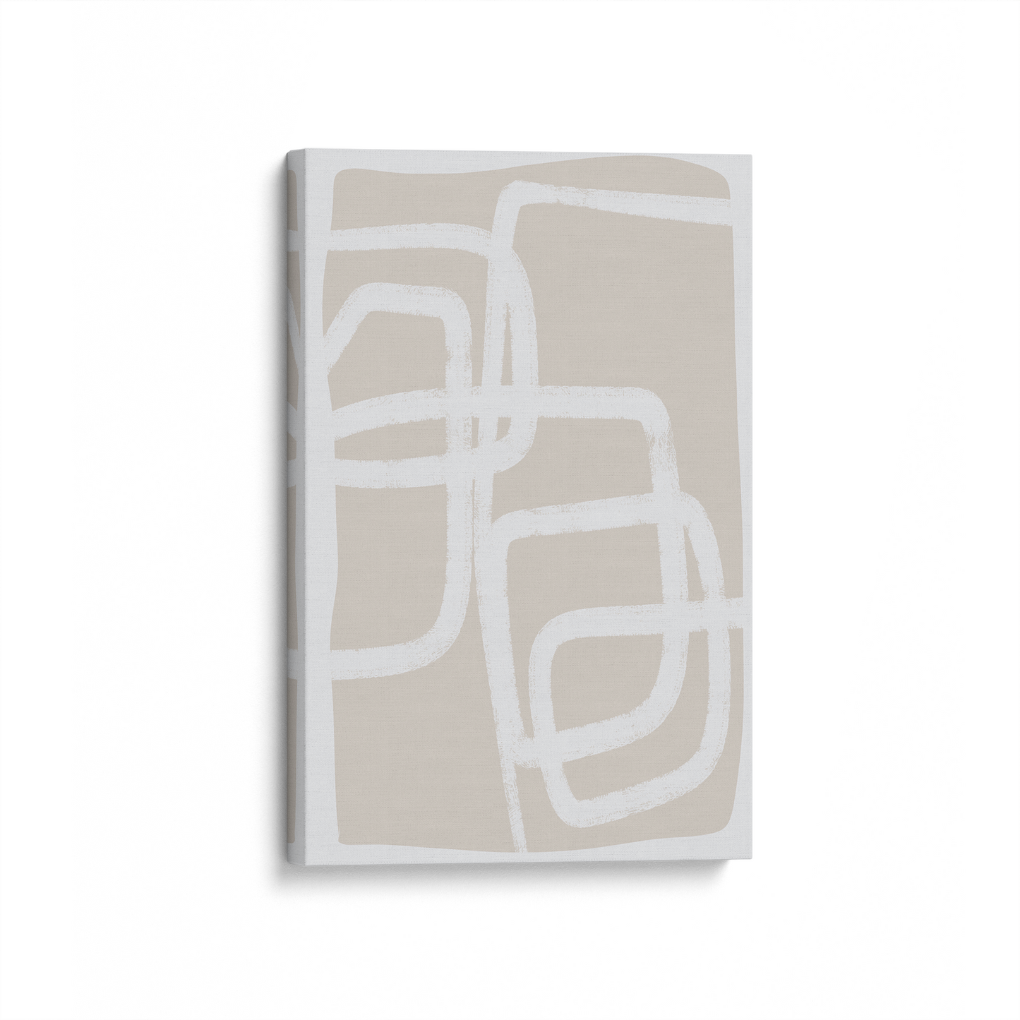 Wavy Connections Canvas Print, Set of 2