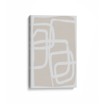 Wavy Connections Canvas Print, Set of 2