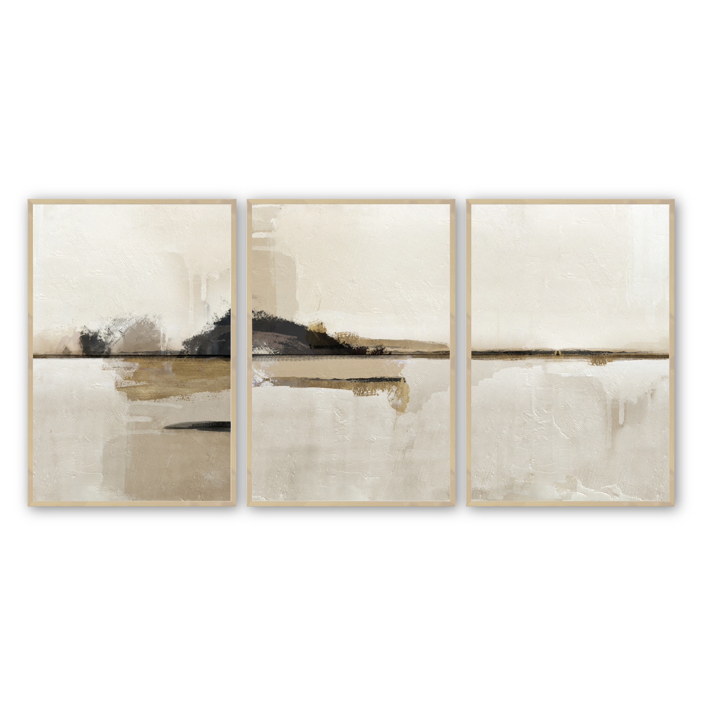 Tranquil Horizons Art Print, Set of 3