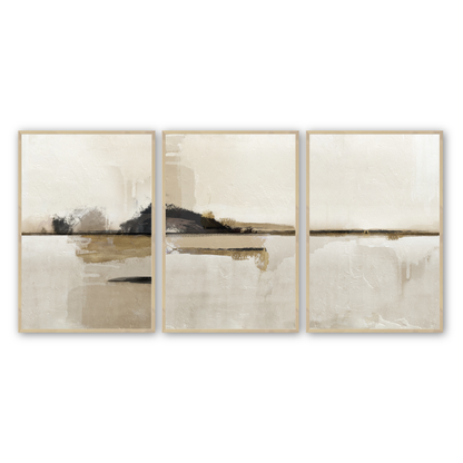 Tranquil Horizons Art Print, Set of 3
