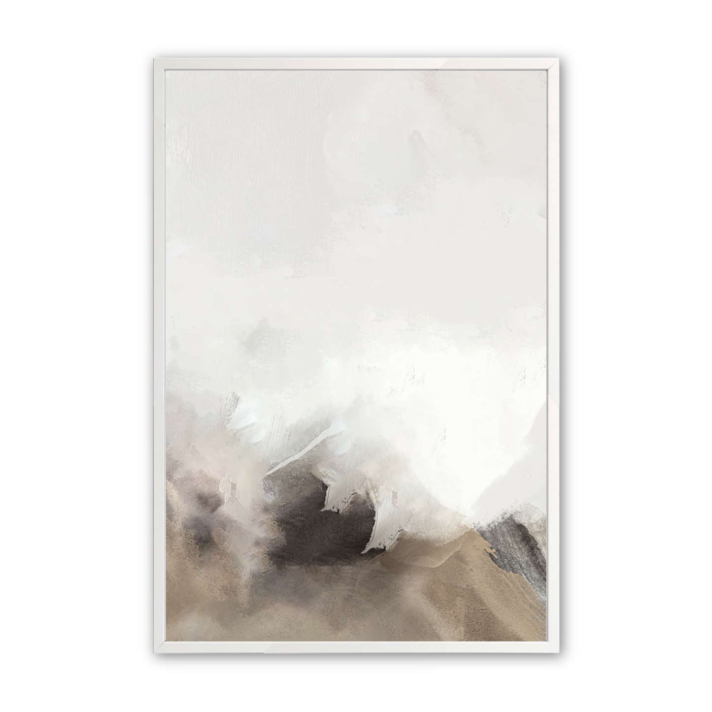 Earth and Sky Abstract Art Print, Set of 3